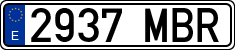 License plates of Spain, Ordinary (2000)