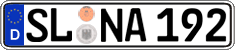 German license plate, Regular plates