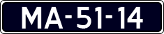 License plate of the Netherlands, Cars