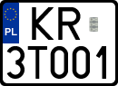 License plates of Poland, Regular car plates