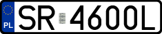 License plates of Poland, Regular car plates