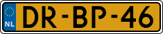 License plate of the Netherlands, Cars