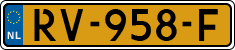 License plate of the Netherlands, Cars