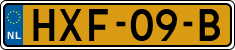 License plate of the Netherlands, Cars