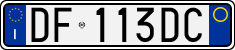 License plate of Italy, Cars (1994 year series)