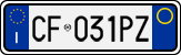 License plate of Italy, Cars (1994 year series)