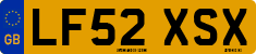 License plate of the United Kingdom, 2001 year system