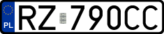 License plates of Poland, Regular car plates