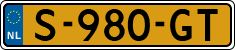 License plate of the Netherlands, Cars