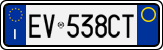 License plate of Italy, Cars (1994 year series)