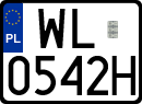 License plates of Poland, Regular car plates