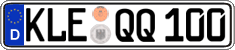 German license plate, Regular plates