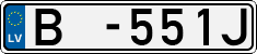 License plate of Latvia, Trailers