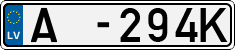 License plate of Latvia, Trailers