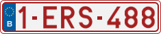 License plate of Belgium, Regular plates (2010)
