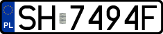 License plates of Poland, Regular car plates