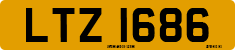 License plate of the United Kingdom, Northern Ireland (1966)