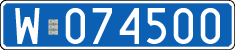 License plates of Poland, Diplomatic