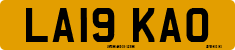 License plate of the United Kingdom, 2001 year system
