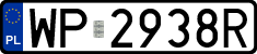 License plates of Poland, Regular car plates