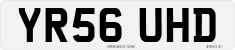 License plate of the United Kingdom, 2001 year system
