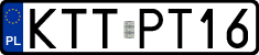 License plates of Poland, Regular car plates