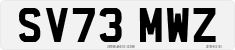 License plate of the United Kingdom, 2001 year system