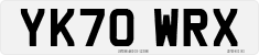 License plate of the United Kingdom, 2001 year system