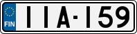 License plate of Finland, Cars