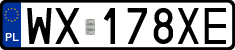 License plates of Poland, Regular car plates