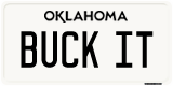 Oklahoma, Vanity Plates