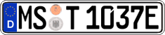 German license plate, Electric vehicles