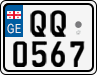 License plate of Georgia, Motorcycles (2014)