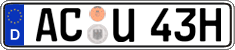 German license plate, Plates for oldtimers (type 