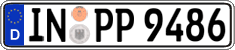 German license plate, Regular plates