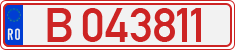 License plate of Romania, Provisional