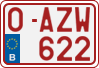 License plate of Belgium, Regular plates (2010)