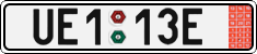 License plate of the Czech Republic, Export transit plates