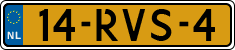License plate of the Netherlands, Cars