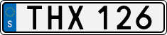 License plate of Sweden, Regular plates