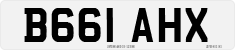 License plate of the United Kingdom, 1983 year system