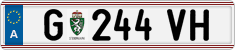 License plate of Austria, Regular plates
