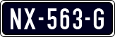 License plate of the Netherlands, Cars