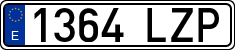 License plates of Spain, Ordinary (2000)
