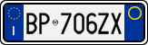 License plate of Italy, Cars (1994 year series)