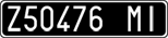 License plate of Italy, Cars (1927 year series)
