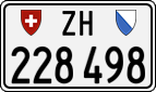License plate of Switzerland, Cars