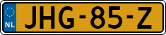 License plate of the Netherlands, Cars