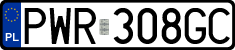 License plates of Poland, Regular car plates