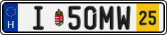 license plates of Hungary, Temporary (2022)